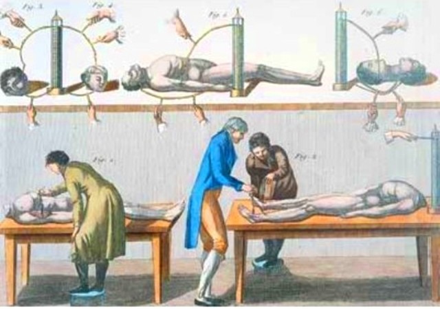 Comienza sus estudios sobre la electricidad.