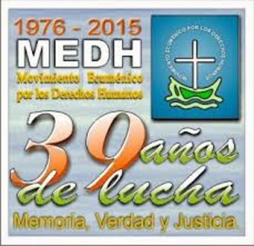 Fundación del MEDH (Movimiento Ecuménico de Derechos Humanos)