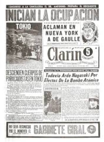 Primer dia de clarin