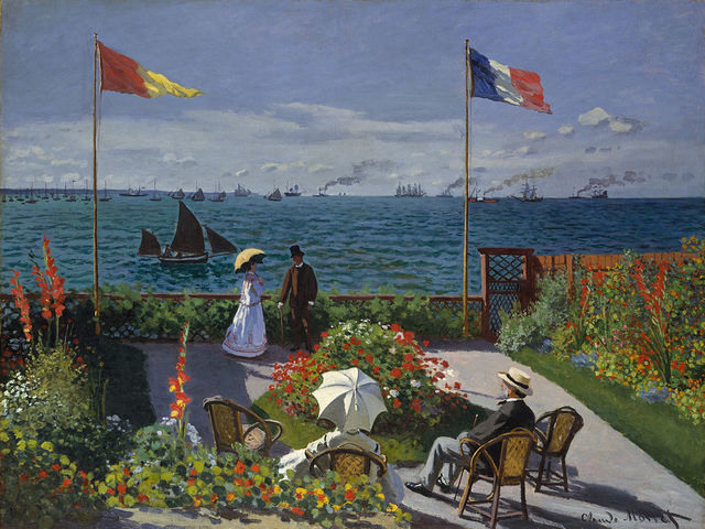 La terraza de Sainte-Adresse (1867)