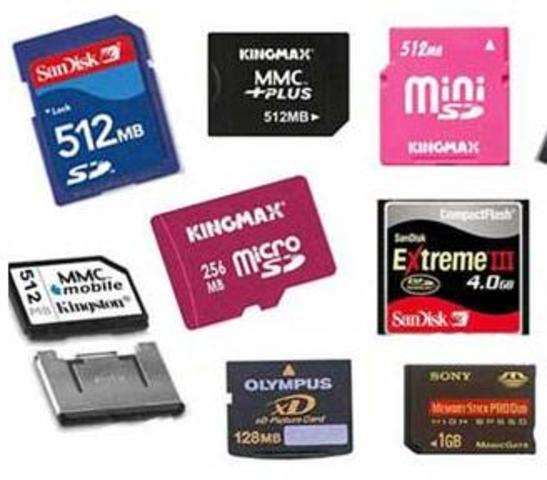 Tarjetas de memoriaa