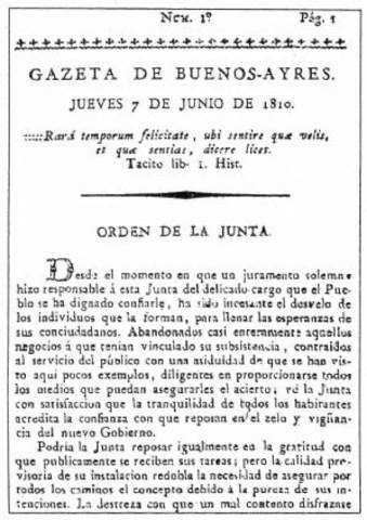 La Gazeta: Buenos Ayres