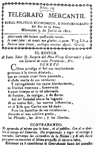 Telégrafo Mercantil: Primer Periódico Porteño