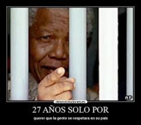 Mandela Preso por 27 años