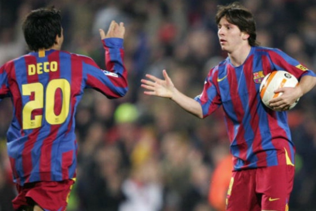 inicio de messi en barcelona