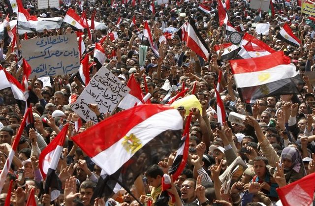 Protest in Egypt begin