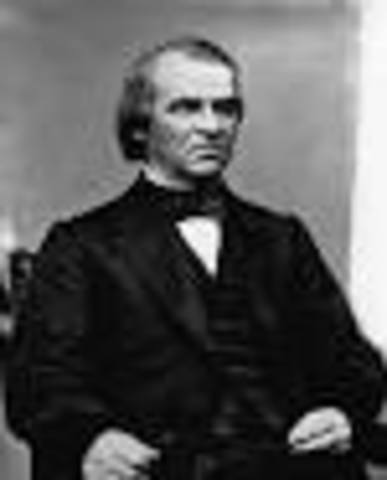 Johnson ends Civil War in multiple states