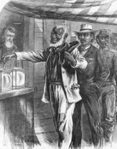 Blacks vote in Alabama