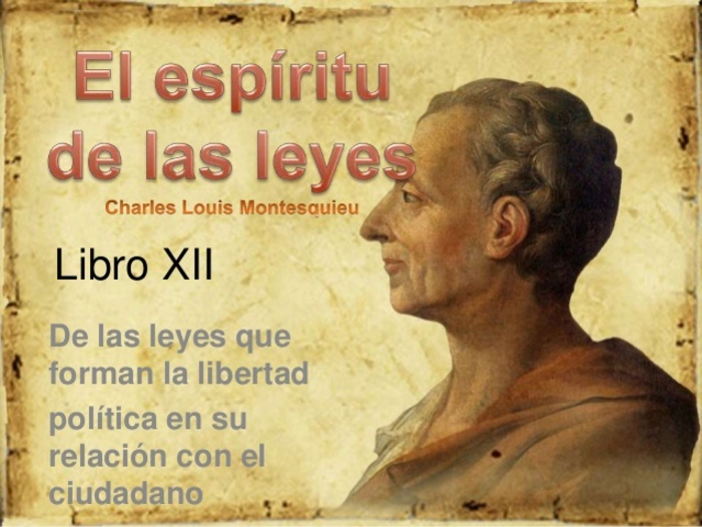 Montesquieu escribe "El espíritu de las leyes"