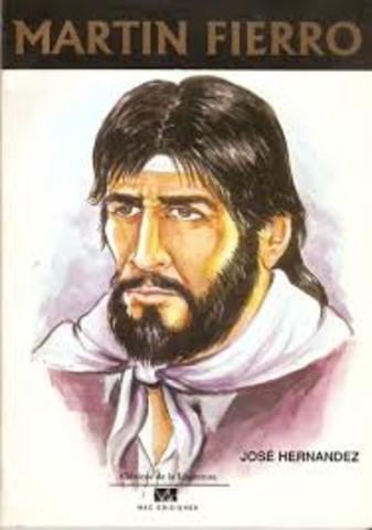 Publicacion del Martin Fierro