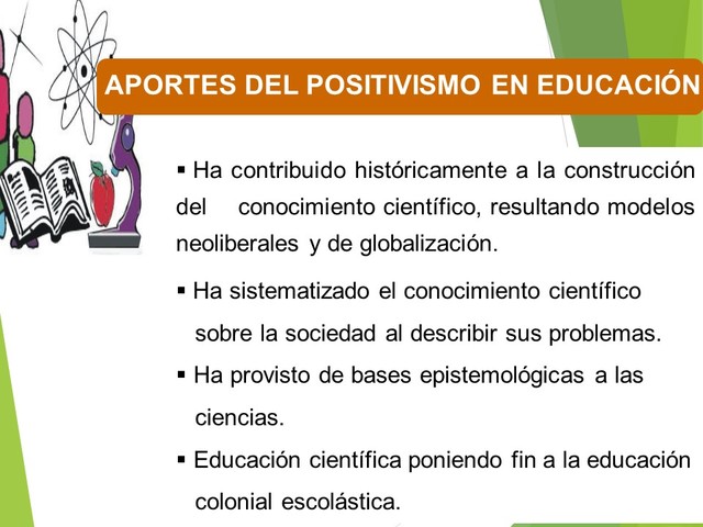 Aportes del positivismo
