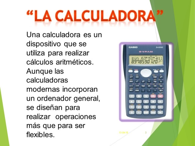 La calculadora de bolsillo