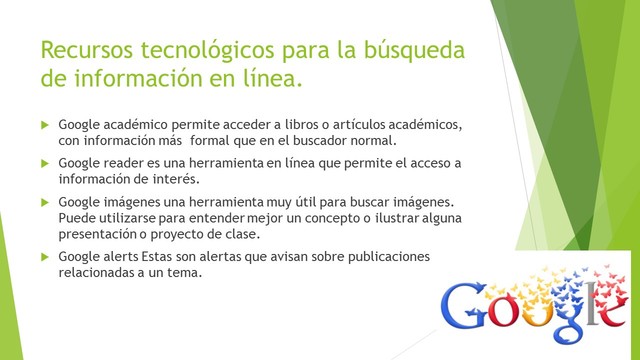 Recursos para la búsqueda de información