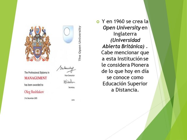 Educación superior a distancia