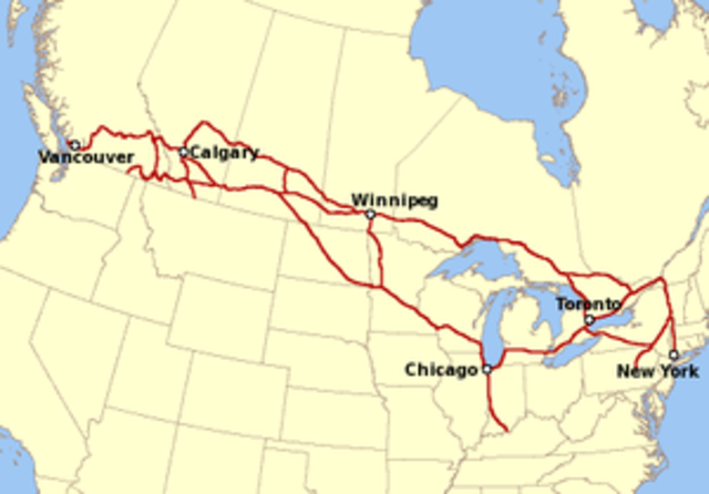Canadian Pacific Railway was incorporated