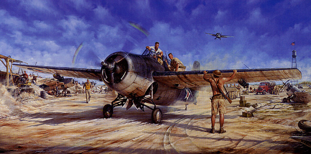 Battle of Wake Island Begins