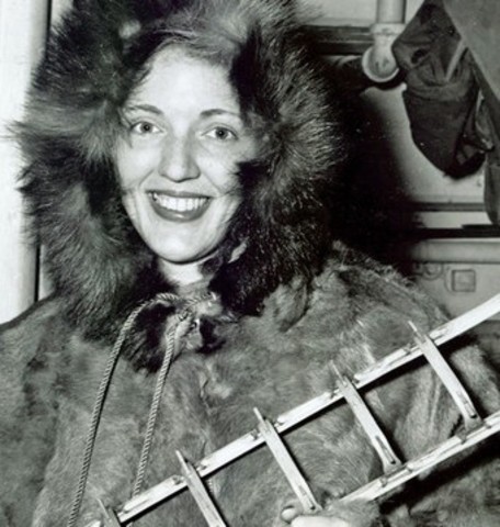 First woman in Antarctica