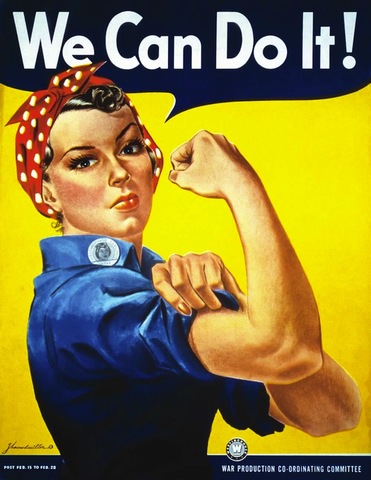 Norman Rockwell"s “Rosie the Riveter" Poster