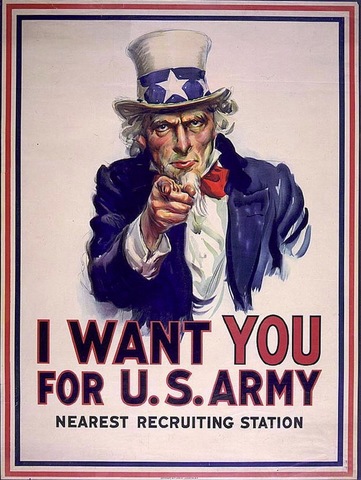 James Montgomery Flagg's "Uncle Sam" Poster
