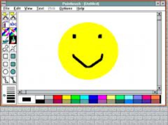 First color screen PC and dot matrix printer