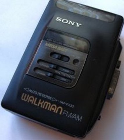 First Cassette Walkman