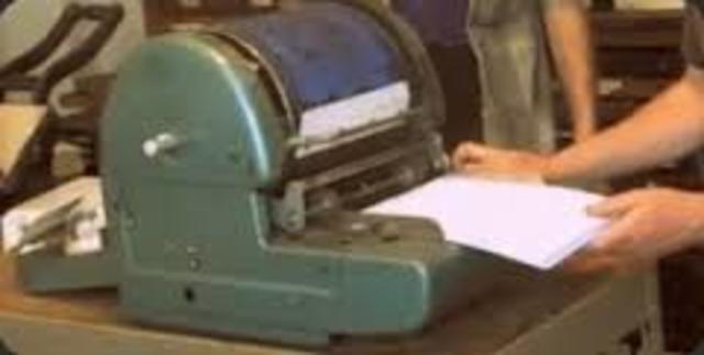 First copy machine I used