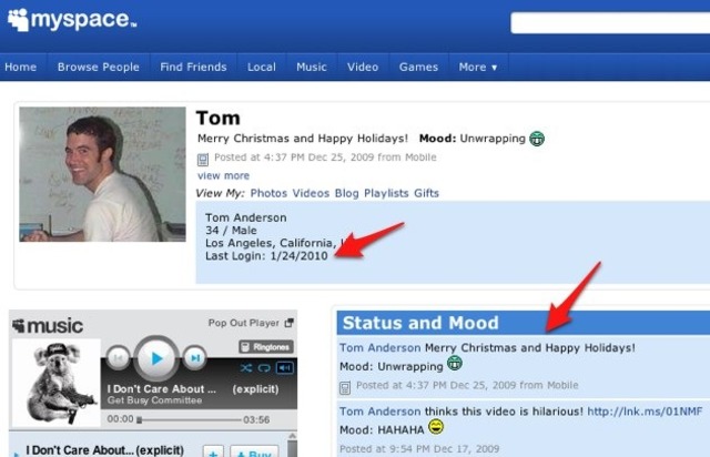 Myspace- Top 8, Baby!