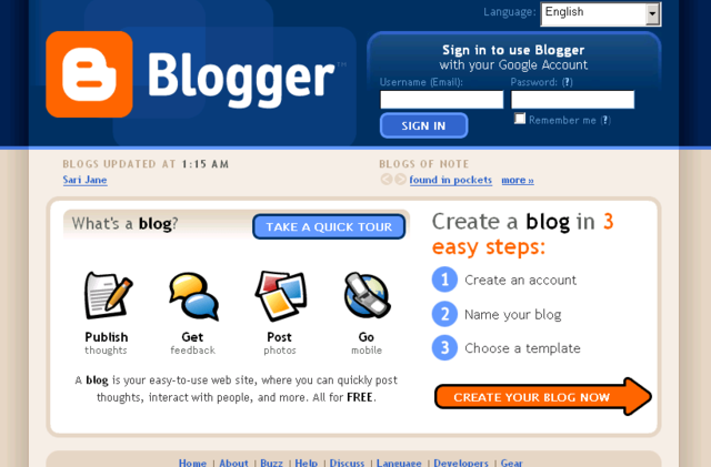 Officially a Blogger