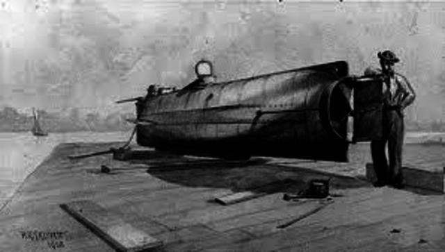 First Successful Submarine Attack of the Civil War