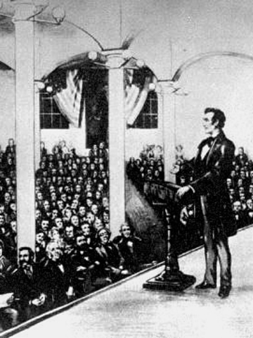 Abraham Lincoln at the Cooper Institute