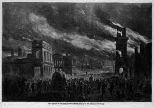 Sherman's Army captures Columbia, South Carolina