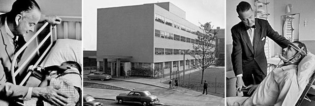 Dr. Howard Rusk opens the Institute of Rehabilitation Medicine