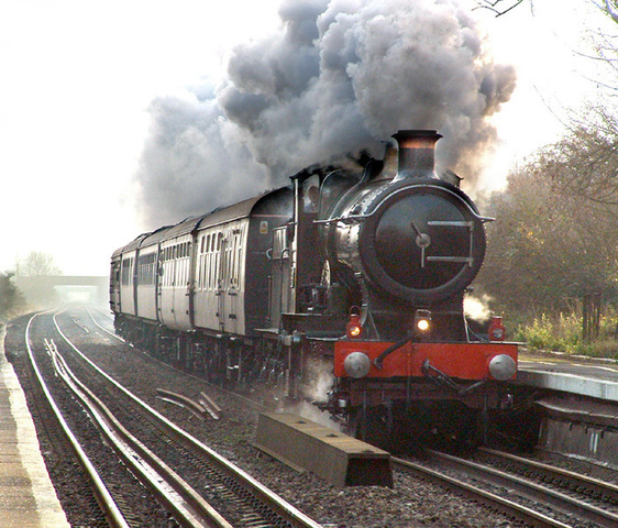 Locomotora a vapor, Inglaterra