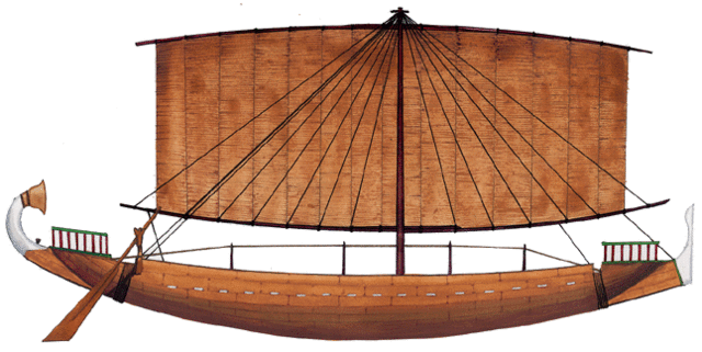 Barco de vela 3000 a.C
