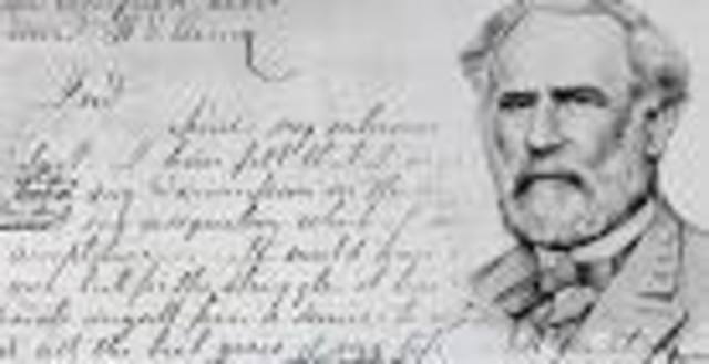Robert E. Lee Tries to Resign