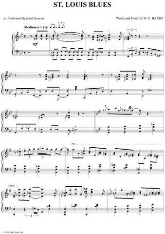 1st Publication of Sheet Music