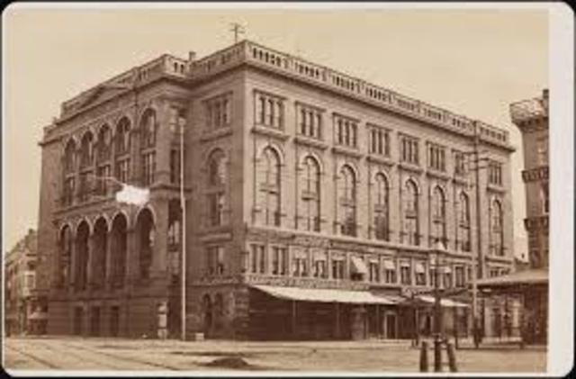 Abraham Lincoln speaks at institute