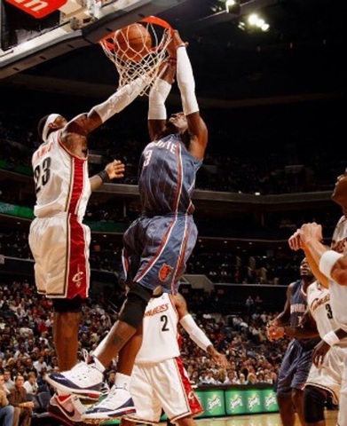 Lebron getting dunked on