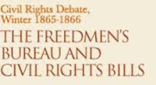 New Freedman's Bureau bill passed by Congress