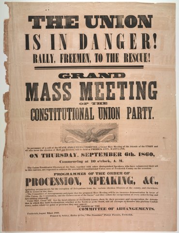 The Constitutional Union Party Forms