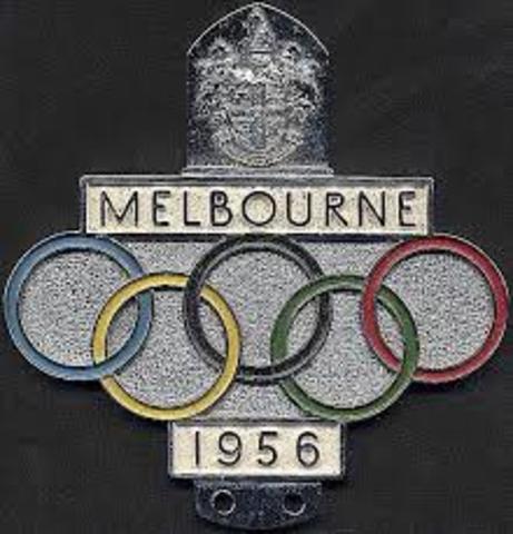 Melbourne hosts the Olympics