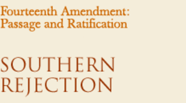 14th Amendment Problems