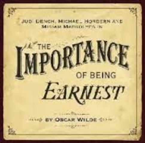 "The importance of being Earnest"