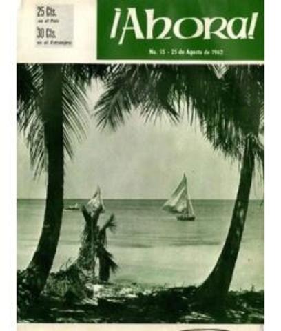primera Revista Dominicana  'Ahora'