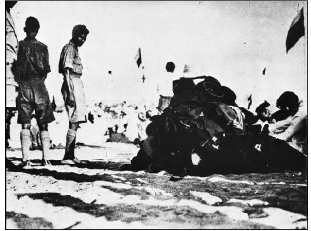 Burning of British Cloth