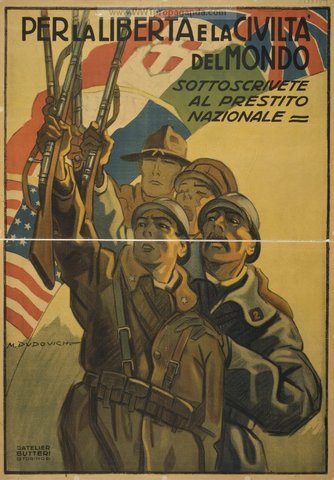 Italy declares war on Germany & Austria