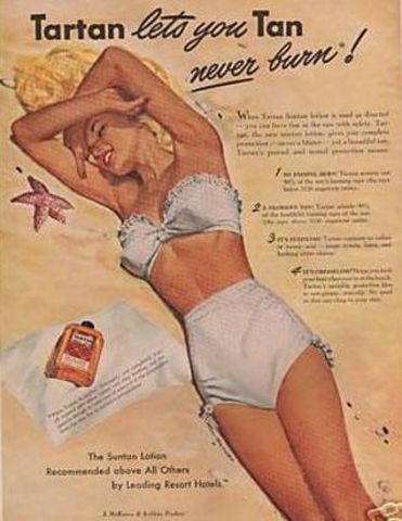 Suntans were made popular