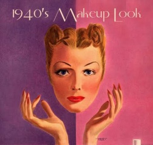 Pink, Red, and Orange Lipsticks were popular as well as nail polish to match your outfit.