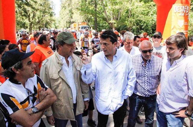 Primer foto junto a Scioli
