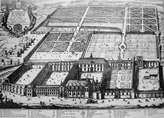 Entra al collegio gesuita di La Flèche